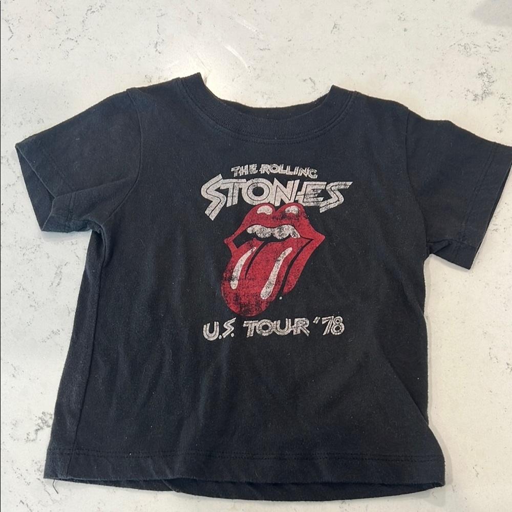 Kids Rolling Stones US Tour 78 Short Sleeve Tee Shirt